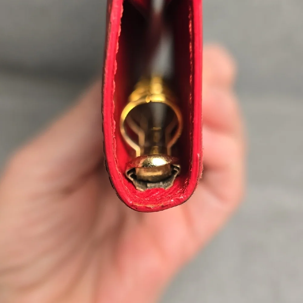 Louis Vuitton Vibrant Red Epi Leather Wallet